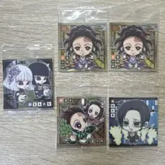 鬼滅の刃　デフォルメシール　ウエハース　竈門炭十郎　炭治郎&ねずこ　白髪&黒髪