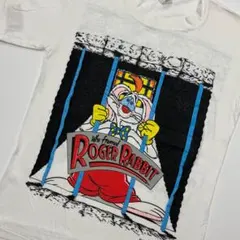 80s USA製 ロジャーラビット 映画tシャツ ディズニー リンクプリント 