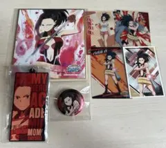 ヒロアカ　八百万百　ミニ缶バッジ　色紙　クリアカード　ラバスト　シール　セット