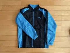 【お値下げ】PUMA ウインドブレーカー 150cm 黒と青