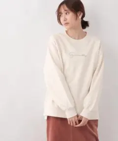 グローバルワーク マルチファンクション裏起毛プリントプルオーバー