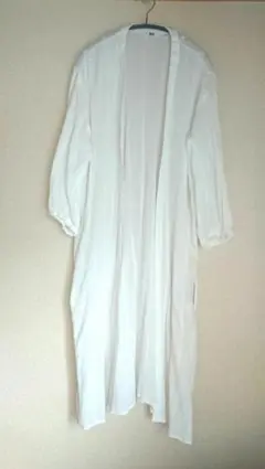美品!!【ユニクロ】コットンドビーロングシャツ Mサイズ ホワイト