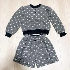 favon ハート柄　セットアップ　120