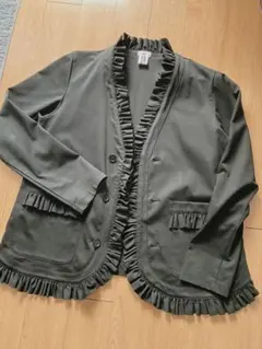 【美品】noir kei ninomiya ノーカラー フリルジャケット 2026年最新】noir kei ninomiya レディース ノーカラージャケットの