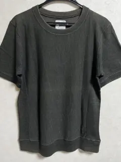 Champion リバースウィーブ プレミアム Tシャツ /黒・霜降り /L