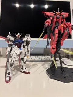 MG エールストライクガンダムver.RMクリアカラー&イージスガンダム