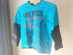 ONE PIECE 長袖カットソー 青/黒