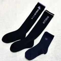 こども靴下　キッズ靴下　３足セット　ハイソックス・ショートソックス　19〜22