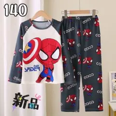 ✰新品✰キッズパジャマ 上下セット ラグランスリーブ スパイダーマン 140