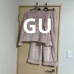 GU ピンク フリース ルームウェアセット