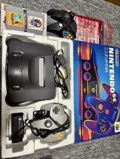 ニンテンドー64 本体　ソフト2本　コントローラー2つ 動作確認済