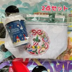 ディズニー クリスマス リルリンリン スーベニアランチケース タンブラー セット