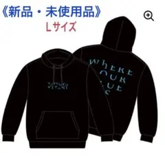 キタニタツヤ "WHERE OUR BLUE IS"パーカー　黒 Ｌサイズ