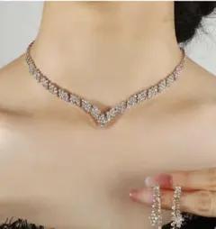 ウェディング　ネックレス　ピアス