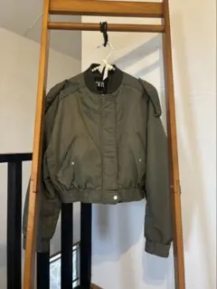 ZARA オリーブグリーン MA-1ジャケット