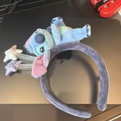 ディズニー カチューシャ スティッチ ぬいぐるみ付き 廃盤 レア - メルカリ