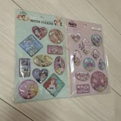 ディズニー プリンセス アリス　オイスター ウォーターシール 2枚セリア