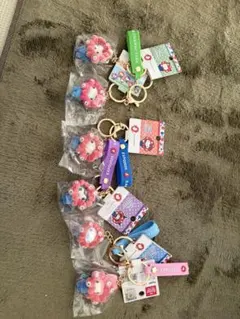 よ*こ様 サンリオミャクミャクホワイトブルーキーホルダー 7種セット