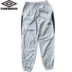 アンブロ00s ナイロンパンツ・トラックパンツ グレー　サイズXL相当 古着