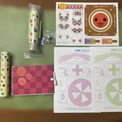 トレイン色鉛筆＆ミニスケッチブック、太鼓の達人 紙相撲、ペーパークラフト、万華鏡