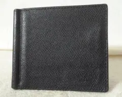 COACH　コーチ　レザー　本革　ブラック　黒　マネークリップ