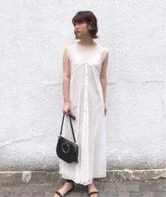最終値下げ美品mystic シースルーワンピース　ホワイト