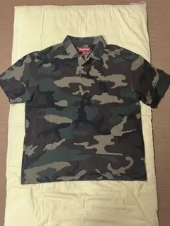 Supreme 迷彩 ポロシャツ Mサイズ Supreme Washed Camo Polo Mサイズ - メルカリ