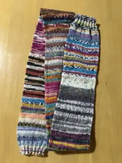 マルチカラーニットマフラー