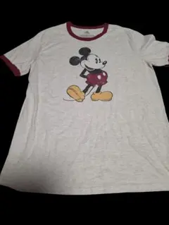 Disney ミッキーマウス リンガーTシャツ ヴィンテージ風のサムネイル