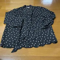 BOOGIE WOOGIE ドット柄シャツ 38