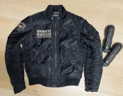 YELLOW CORNイエローコーン ウインタージャケット.XL(LL)黒