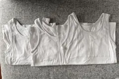 アンダーウェアタンクトップ3枚セットオーガニックコットン綿100%140cm
