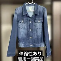 Small Road ダークブルー デニムジャケット 伸縮性あり動きやすい