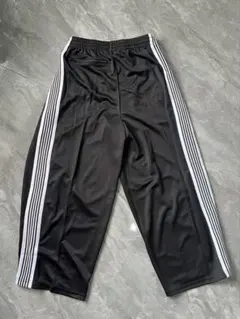 Needles フェイクレザー トラックパンツ XS ブラック 値下げ交渉可 Needles フェイクレザー トラックパンツ XS ブラック 値下げ交渉可