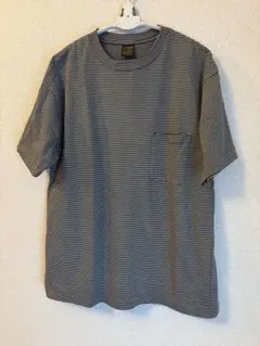 H*M様 A VONTADE ボーダーTシャツ Mサイズ黒のサムネイル