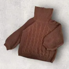 【イーハイフンワールドギャラリー】タートルネック ニット ゆったり 大きい