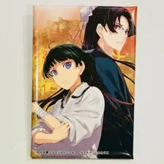 壬氏&猫猫④　15巻　スクエア缶バッジ　原作小説カフェ　薬屋のひとりごと