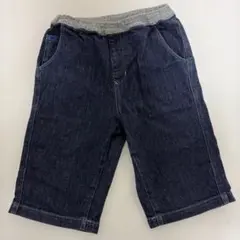 新品　ファミリア　デニムパンツ　140 familiar ファミリア デニムパンツ 140 ネイビー 薄手 長ズボン - メルカリ