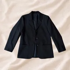 UNIQLO U テーラードジャケット ブラック シンプル ミニマル レディース