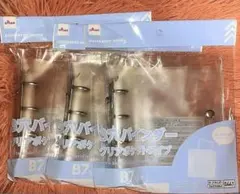 新品未開封☆ダイソー 3穴バインダー クリアポケットタイプ B7サイズ 3個