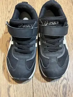 asics ブラック スニーカー 19cm