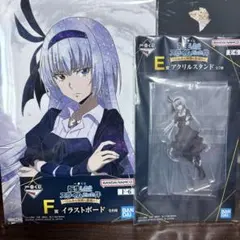 一番くじ　転スラ　F賞イラストボード　E賞アクリルスタンド　ルミナス