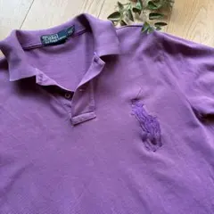 【即発送】Polo ラルフローレン 半袖ポロシャツ メンズＳ　パープル