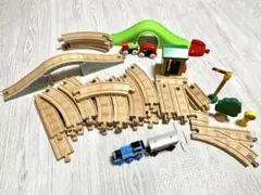 きかんしゃトーマス　木製レール　線路のおもちゃ（BRIO付き）