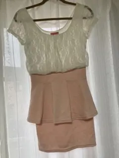 ペプラムミニワンピ