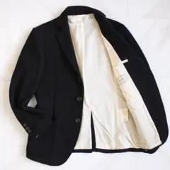 ハリスツイード テーラードジャケット Sサイズ ブラック