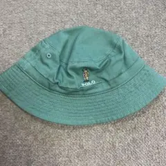 Ralph Lauren グリーン バケットハット 12-24M