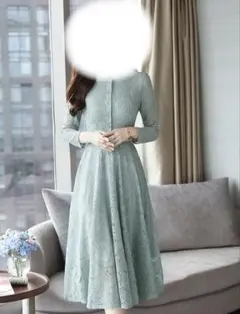 ミントグリーン / レース / パーティードレス / 結婚式 / 二次会