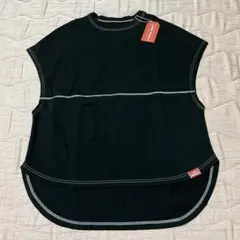 新品未使用タグ付き　デラヴェジャージー LIBRE WORKS ベスト黒　日本製