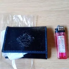 Orobianco黒 レザー 三つ折り財布のサムネイル